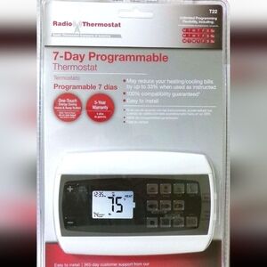 New Radio Thermostat 7-Day Programmable Thermostat Home